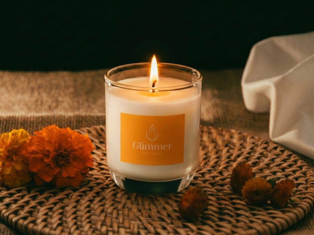 Sri Lankan Handcrafted Soy Candle Creation